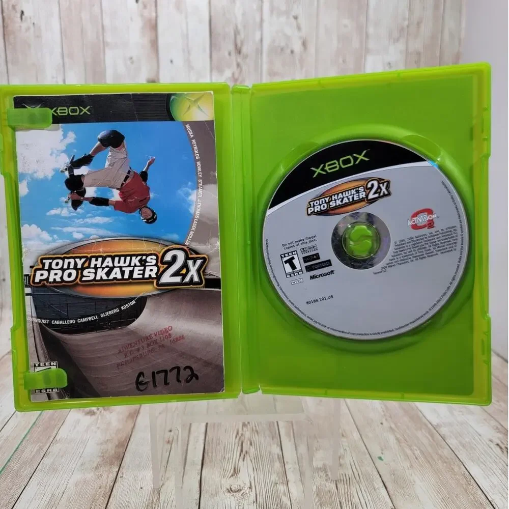 Tony Hawk's Pro Skater 2X (Microsoft Xbox, 2001) CIB